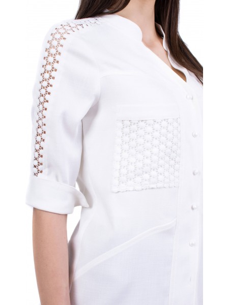 Women's White Tunic 19233 / 2019