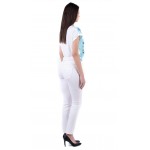 Ladies' set with white cotton trousers BP 19216 - 167 / 2019