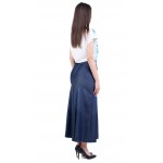 Women's Blouse Set with Long Denim Skirt 19216 - 228 / 2019