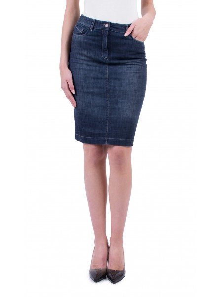 Women's Summer Denim Skirt P 19143 / 2019