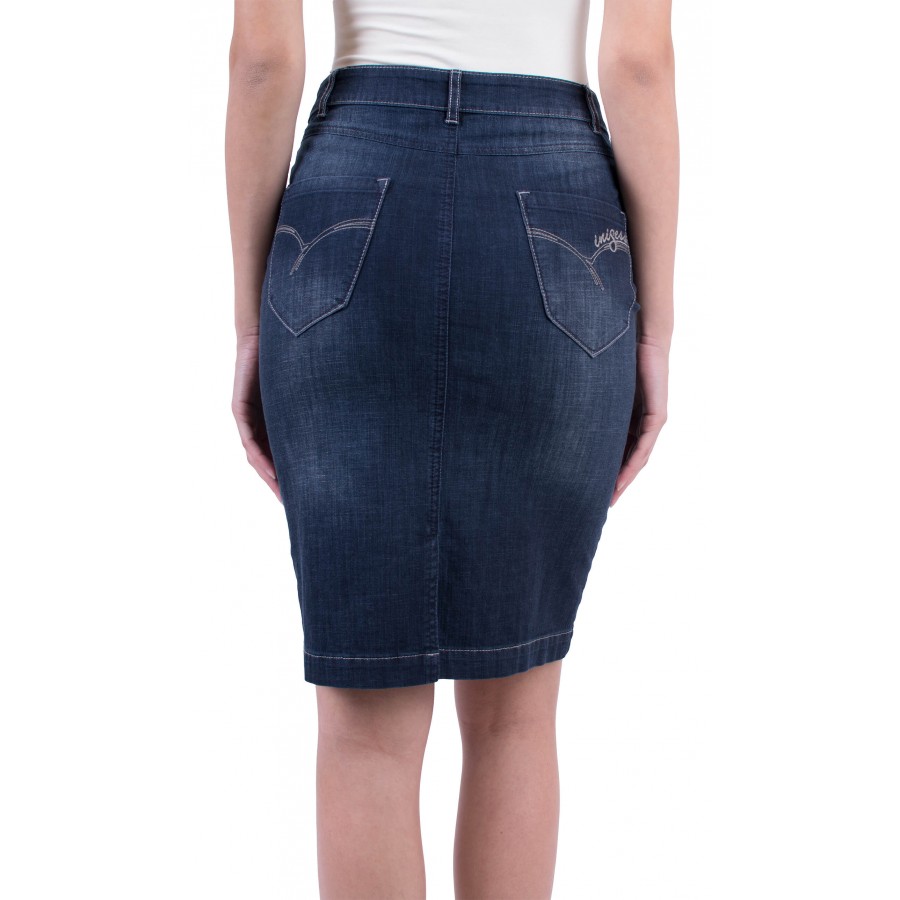 Ladies summer denim skirt P 19143 / 2019