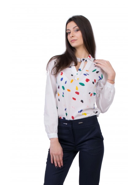 White Cotton Shirt B 20157 / 2020