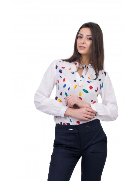 White Cotton Shirt B 20157 / 2020