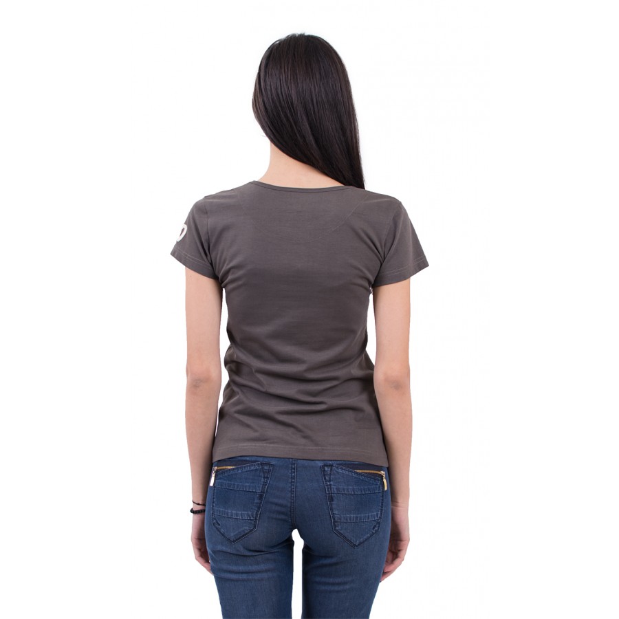 DARK BROWN T- SHIRT T 18201 DARK BROWN T- SHIRT T 18201