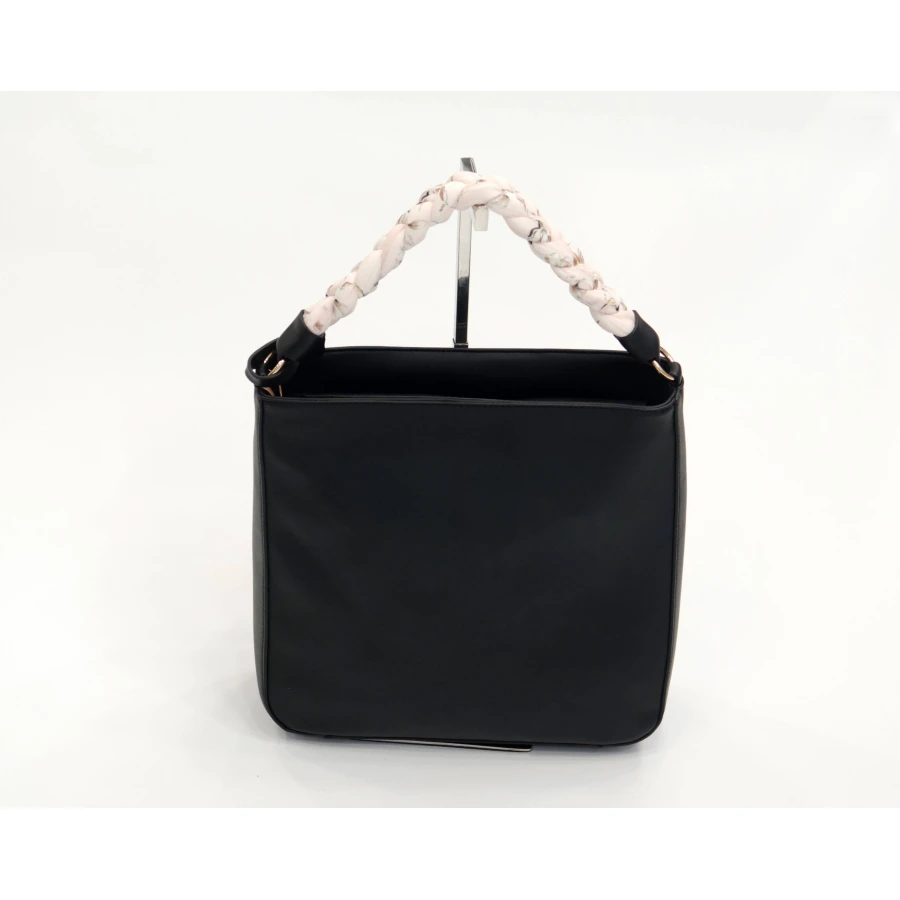 Kısa saplı, omuzlu siyah bayan çanta BAG 1174 BLACK