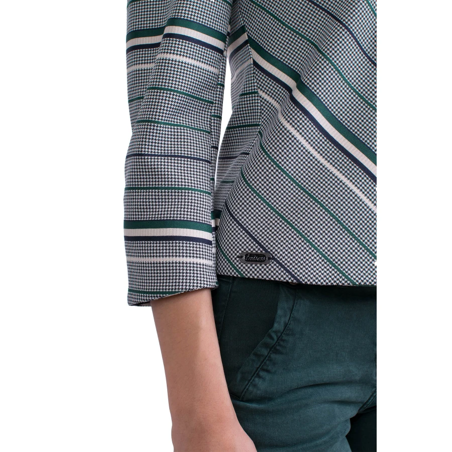 Сиво Пепитено Сако Райе 19505 Green Сиво Пепитено Сако Райе 19505 Green