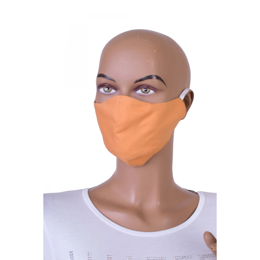 Mască de protecție din bumbac alb M 20317