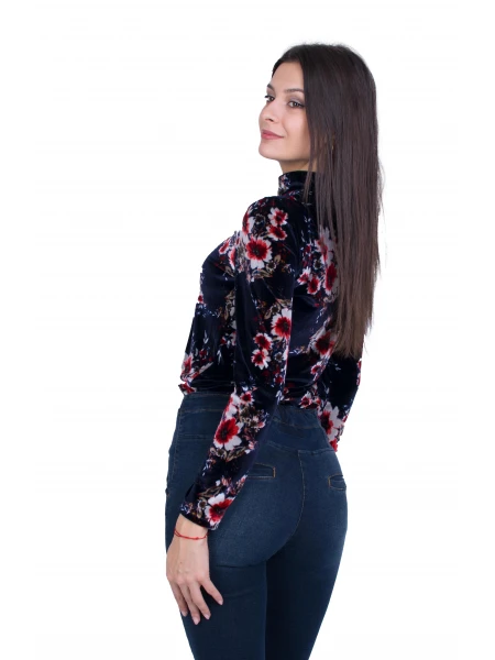 Dark Blue Women's Blouse from Velvet 20530 / 2021