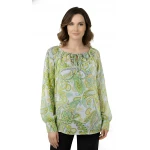 Зелена Дамска Блуза 23144 / 2023 Зелена Дамска Блуза 23144 / 2023