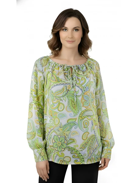 Bluză de damă verde 23144 / 2023