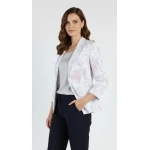 Beyaz Pamuklu Ceket 23138 / 2023