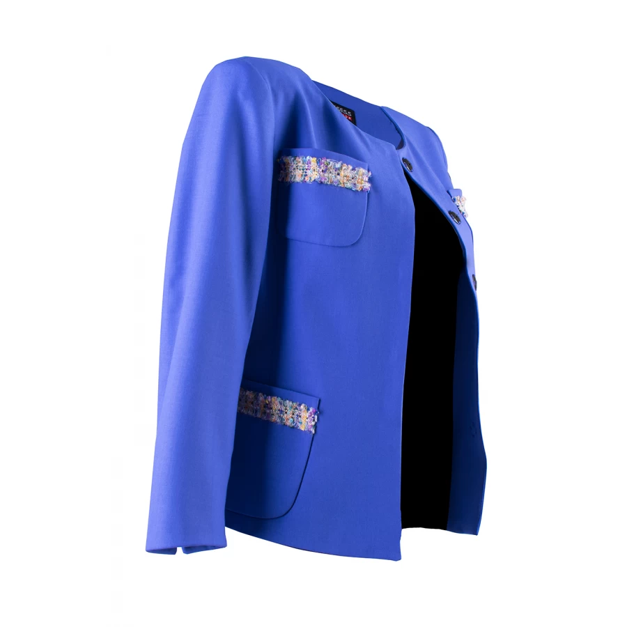 Geaca eleganta violet 23503 / 2023