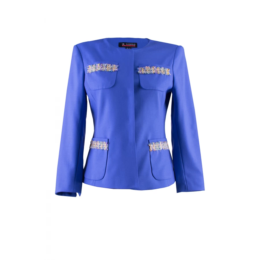 Geaca eleganta violet 23503 / 2023 Geaca eleganta violet 23503 / 2023