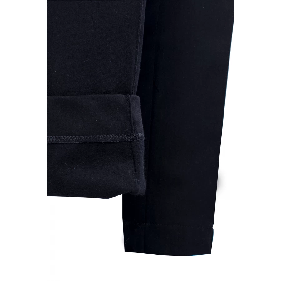 Black Quilted Pants 23525 / 2023