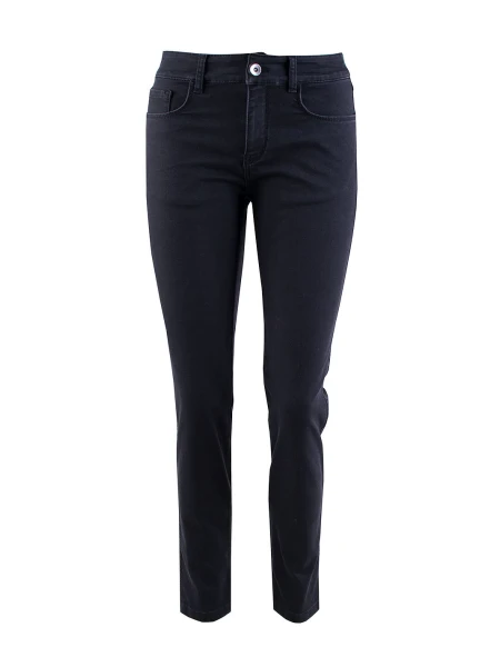 Comfortable Stretchy Jeans for All Seasons with 9/10 Length 24520 Black / 2025