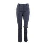 Pantaloni clasici de iarna din lana cu carouri elegante 24533 / 2025 Pantaloni clasici de iarna din lana cu carouri elegante 24533 / 2025