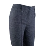 Pantaloni clasici de iarna din lana cu carouri elegante 24533 / 2025 Pantaloni clasici de iarna din lana cu carouri elegante 24533 / 2025