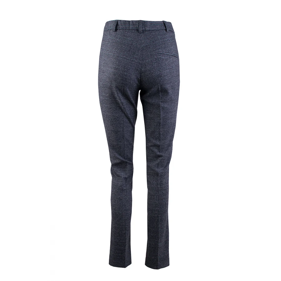 Pantaloni clasici de iarna din lana cu carouri elegante 24533 / 2025 Pantaloni clasici de iarna din lana cu carouri elegante 24533 / 2025