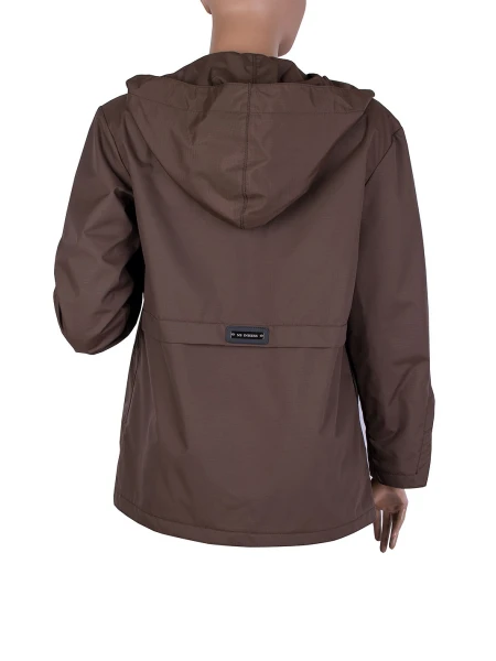 Дамско Непромокаемо Яке с Качулка в Кафяво 25509 / 2025