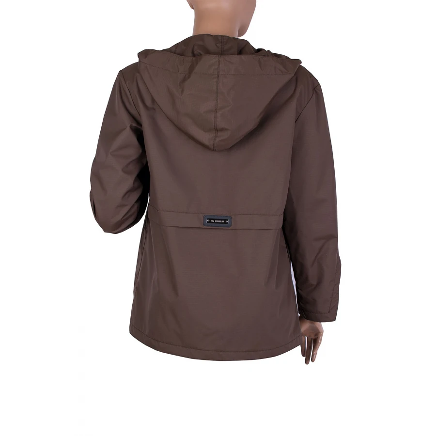 Дамско Непромокаемо Яке с Качулка в Кафяво 25509 / 2025 Дамско Непромокаемо Яке с Качулка в Кафяво 25509 / 2025