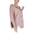 Дамско Непромокаемо Яке в Цвят Капучино с Качулка 25509 / 2025