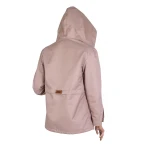 Дамско Непромокаемо Яке в Цвят Капучино с Качулка 25509 / 2025