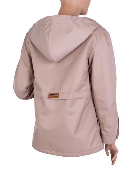 Дамско Непромокаемо Яке в Цвят Капучино с Качулка 25509 / 2025 Дамско Непромокаемо Яке в Цвят Капучино с Качулка 25509 / 2025
