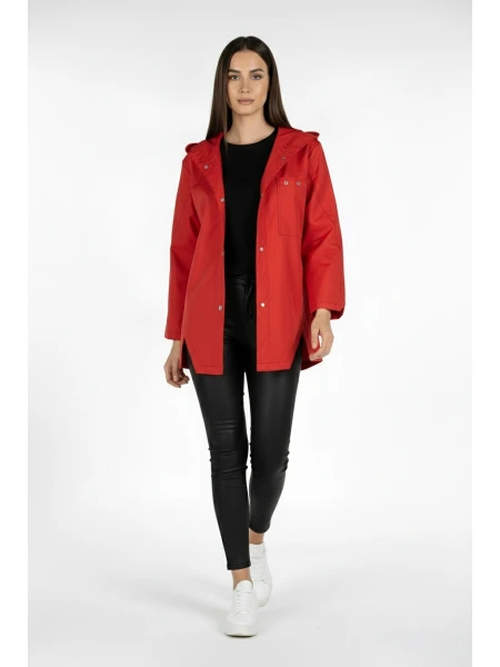 Waterproof Jacket in Red - Comfort for Every Day 25509 / 2025