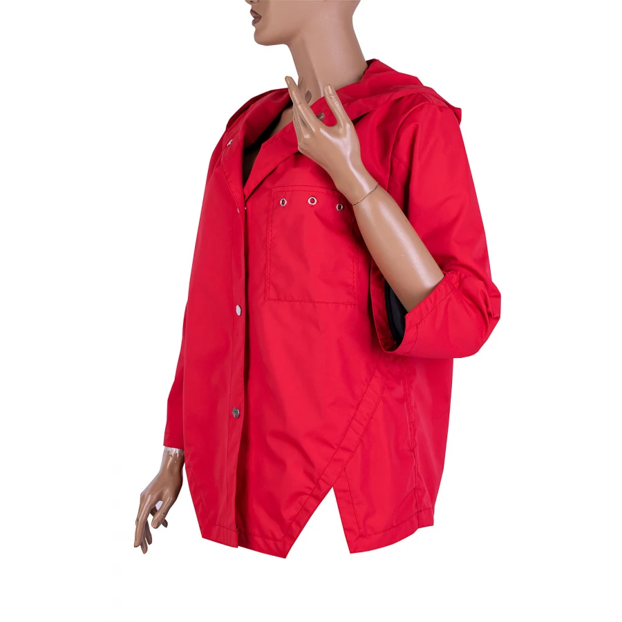 Waterproof Jacket in Red - Comfort for Every Day 25509 / 2025