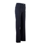 Класически Черен Панталон с Широк Крачол 25517 - Есен/Зима 25/26