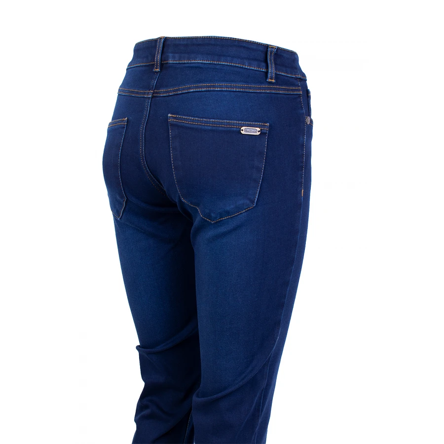 Blugi Clasici de Iarnă pentru Damă – Bleumarin, Siluetă Dreaptă 25518 / 2025