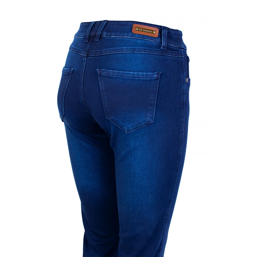 Blugi matlasați pentru femei, bleumarin 9/10 – Clasici cu confort 25525 / 2026