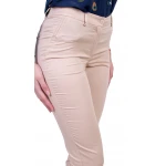 Women's Cotton Pants in Beige 21747 / 2021