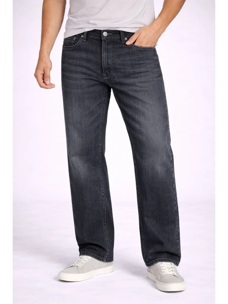 Мъжки Дънки Тъмно Сиви към Черни – Свобода и Издръжливост 1303 Black  / 2026