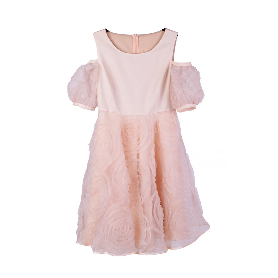 Mother and Daughter Dress Set in Powder Color - Tenderness and Elegance 25704 - 703 / 2025