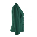 Costum elegant de damă, verde smarald, cu siluetă clasică JN 24301 - 302 / 2024