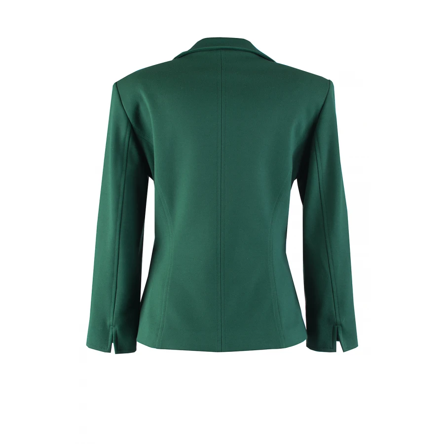 Елегантен Дамски Костюм в Изумрудено Зелено с Класически Силует JN 24301 - 302 / 2024