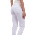 Set bluză pentru femei cu pantaloni albi din bumbac 19213 - 167 / 2019