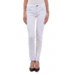 Set bluză pentru femei cu pantaloni albi din bumbac 19213 - 167 / 2019