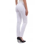 Set bluză pentru femei cu pantaloni albi din bumbac 19213 - 167 / 2019