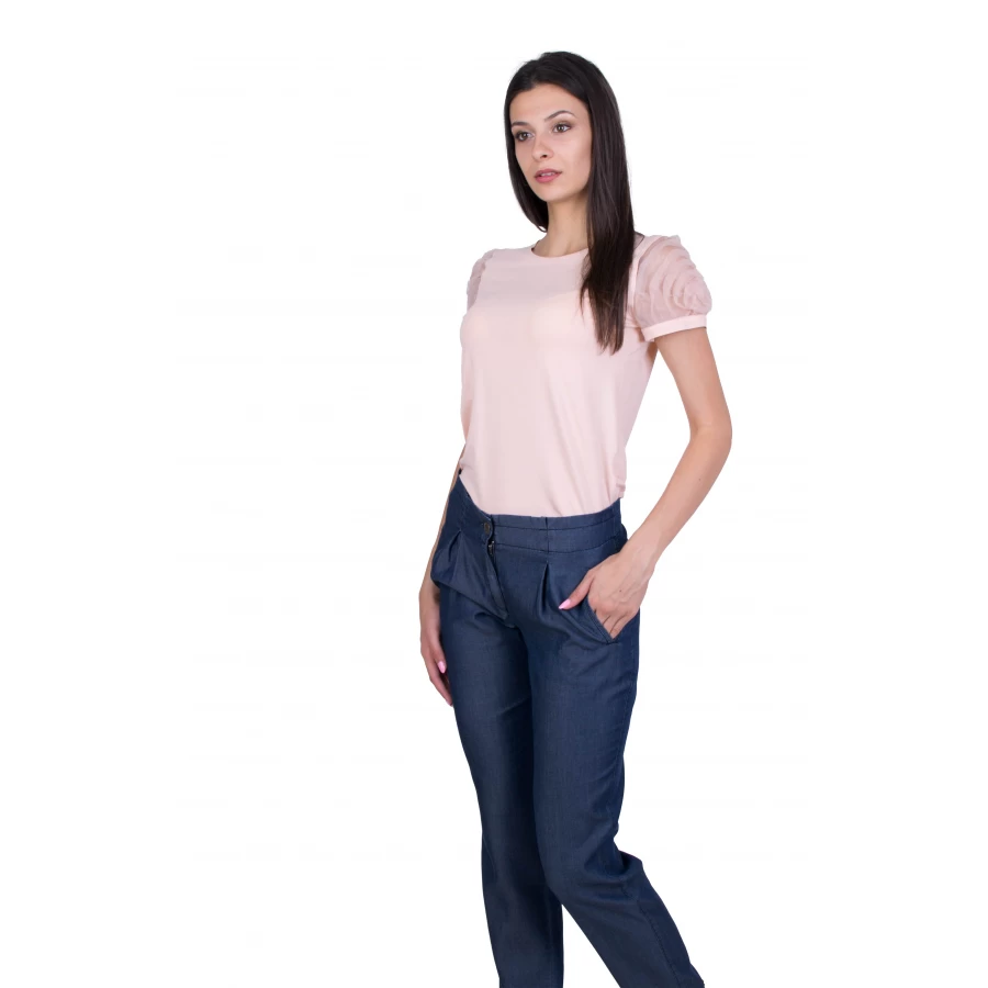 Set dama pentru bluza cu pantaloni denim BN 20277 - 203 / 2020