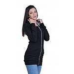 Hanorac de dama negru J 21901 / 2021