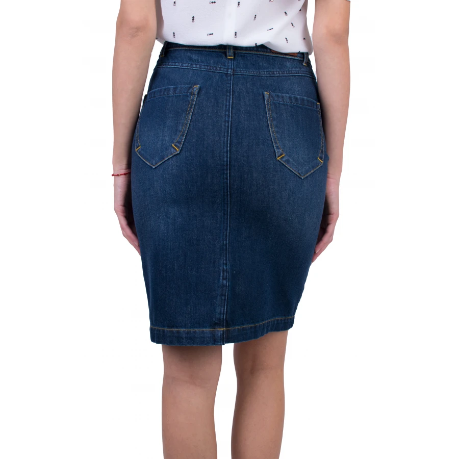 Fustă dreaptă denim 20548 / 2021