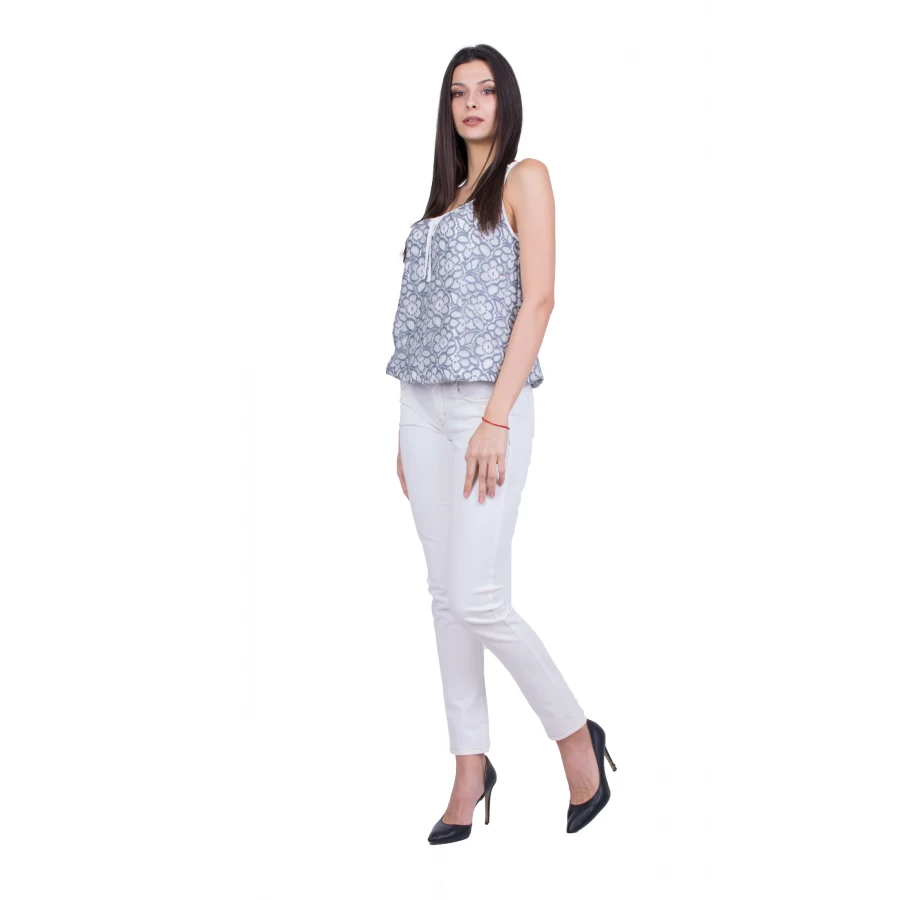 Set damă din vestă gri cu pantaloni 20206 - 167 / 2020