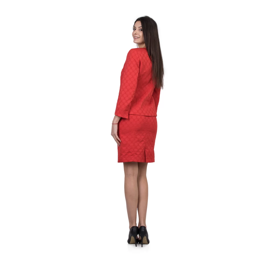 Costum de dama business cu rochie 22117 - 116 / 2022