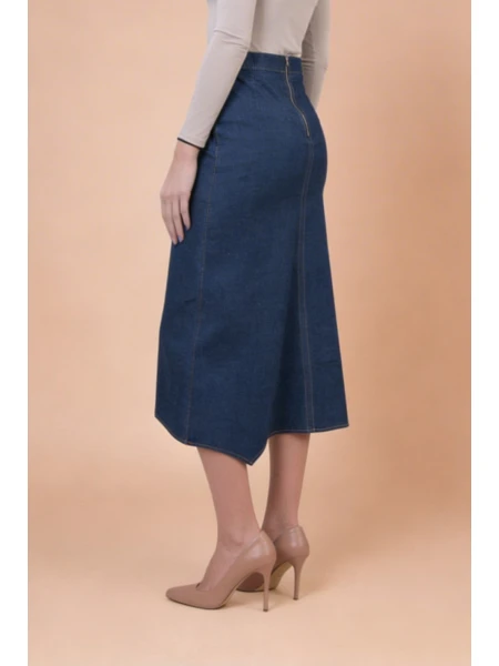 Long Denim Skirt 22102 / 2022