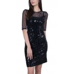 Black Ladies Formal Dress with Sequins 22207 / 2022 Black Ladies Formal Dress with Sequins 22207 / 2022