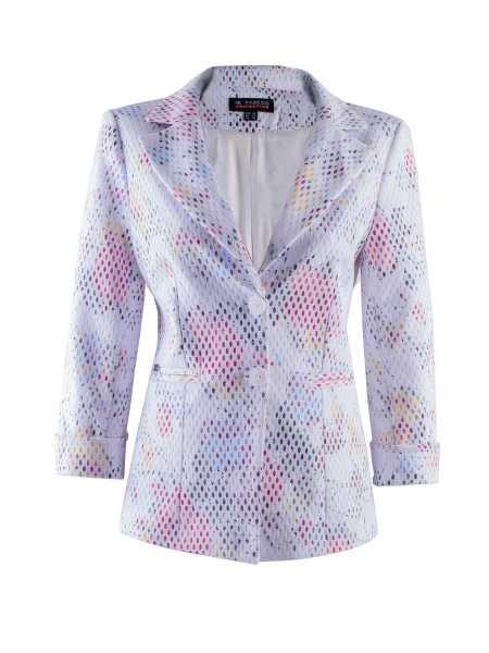 White Cotton Jacket 23138 / 2023