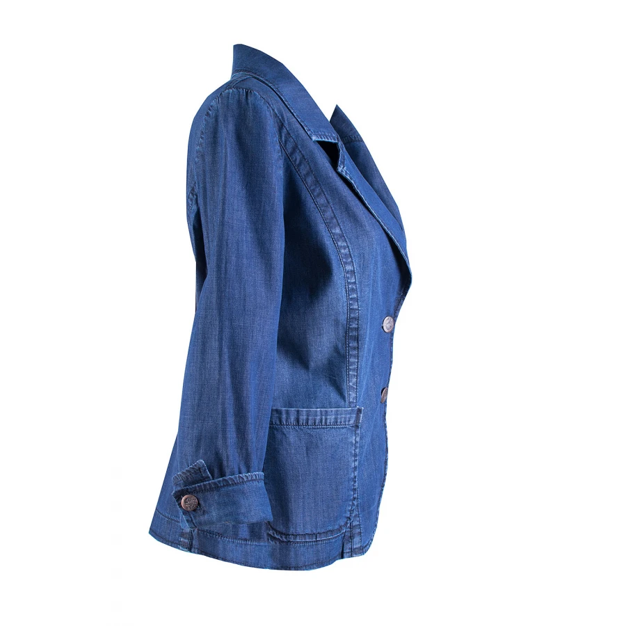 Hafif Denim Elegant Tencel Ceket 24126 / 2024