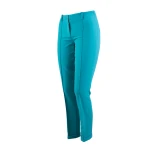 Pantaloni eleganti de dama in verde turcoaz 24140 / 2024